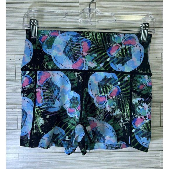 Constantly Varied Gear CVG Miami Skulls Leaves Workout Shorts Squat Tested Sz Sm - Picture 1 of 8